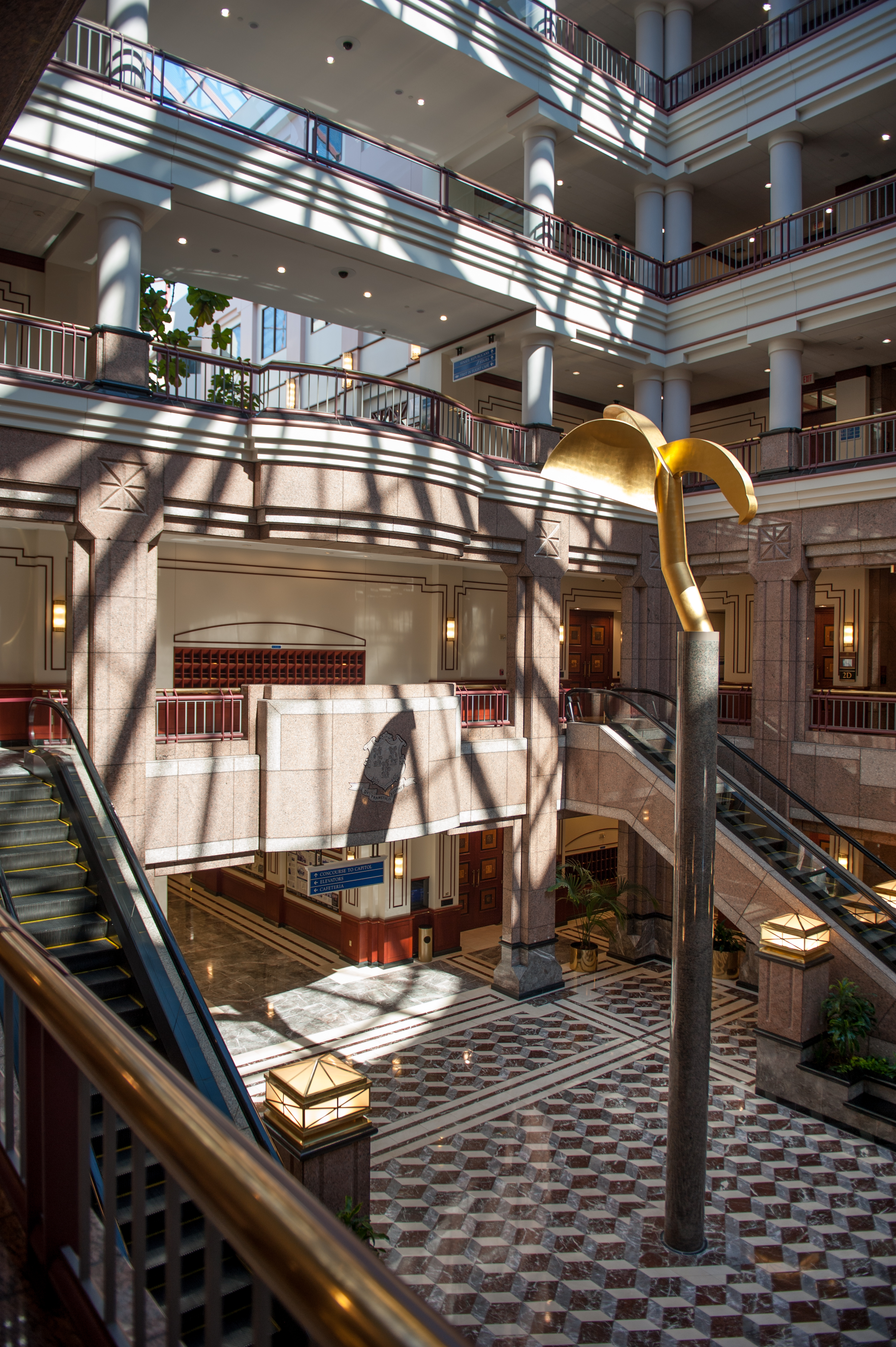 Photo of inside of State Capital Building in Hartford