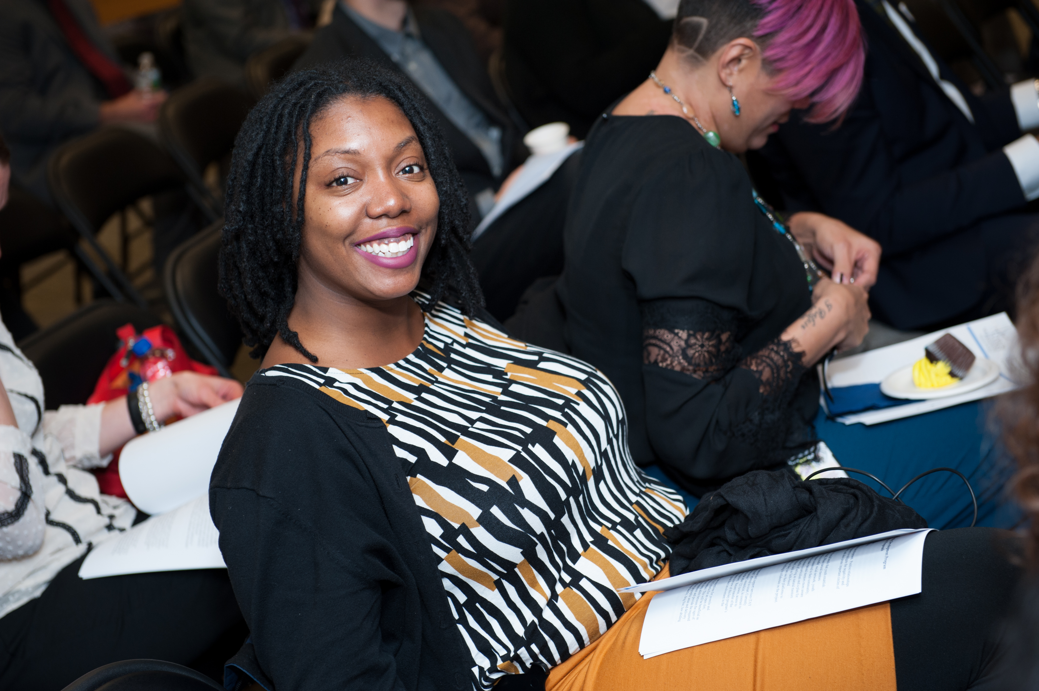 Photo of Dr. Cooper at the Leadership Graduation ceremony