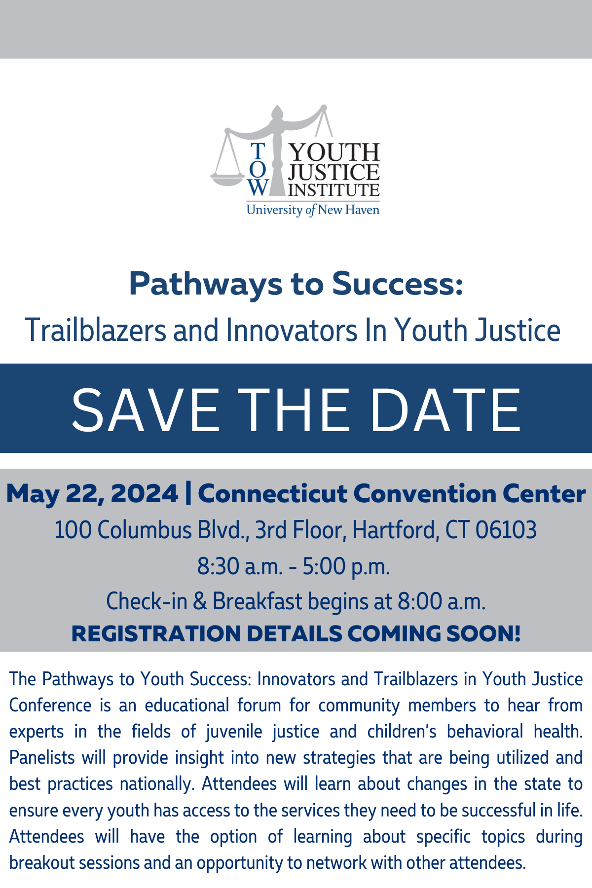 Save The Date: Annual Pathways to Success Conference